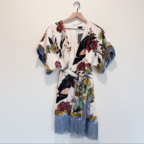 NBD Koh Phi Phi Mini Dress Women Revolve Kimono size small - Picture 5 of 9